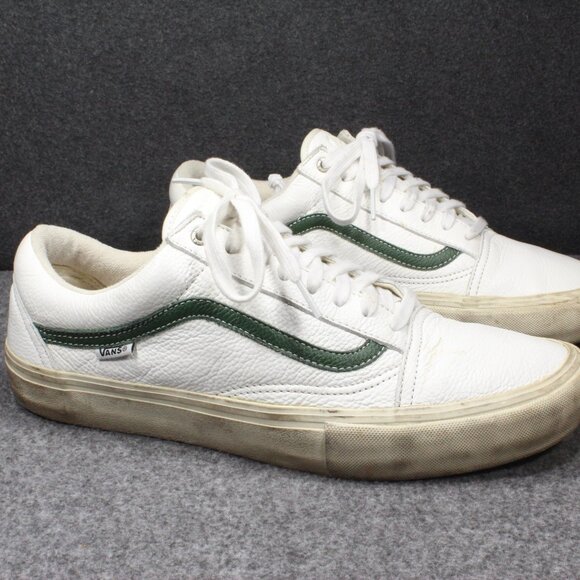 Share Vans X Only NY Shoes White Leather Sneakers Casual Skate Old Skool Men Siz - Picture 3 of 13